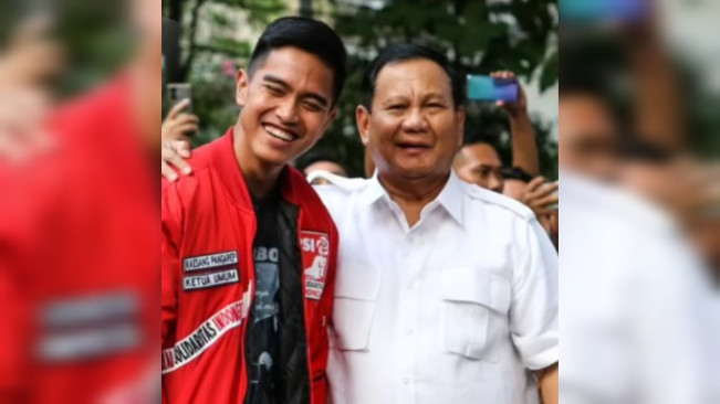 Kaesang Pangarep dan Prabowo Subianto. [Instagram]
